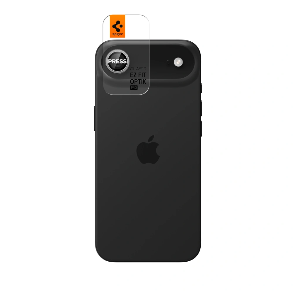 Skyddsfilm för bakre kameran Spigen GlastR EZ FIT Optik Pro för Apple iPhone 17 Air, Härdat glas, Silver AGL10132