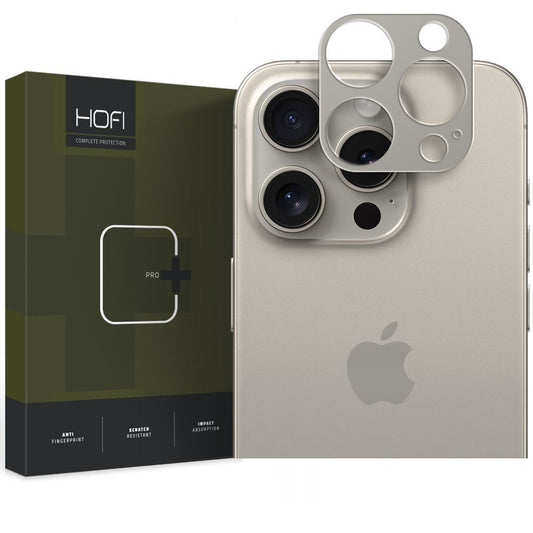 HOFI ALUCAM PRO+ HOFI ALUCAM PRO+ skyddsram för bakre kamera för Apple iPhone 15 Pro Max / 15 Pro, Grå