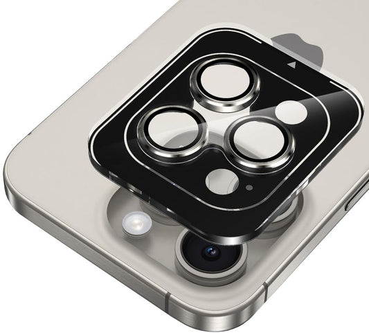 Skyddsfilm för bakre kamera Tech-Protect CamRing PRO+ för Apple iPhone 14 Pro Max / 14 Pro, Härdat glas, Svart
