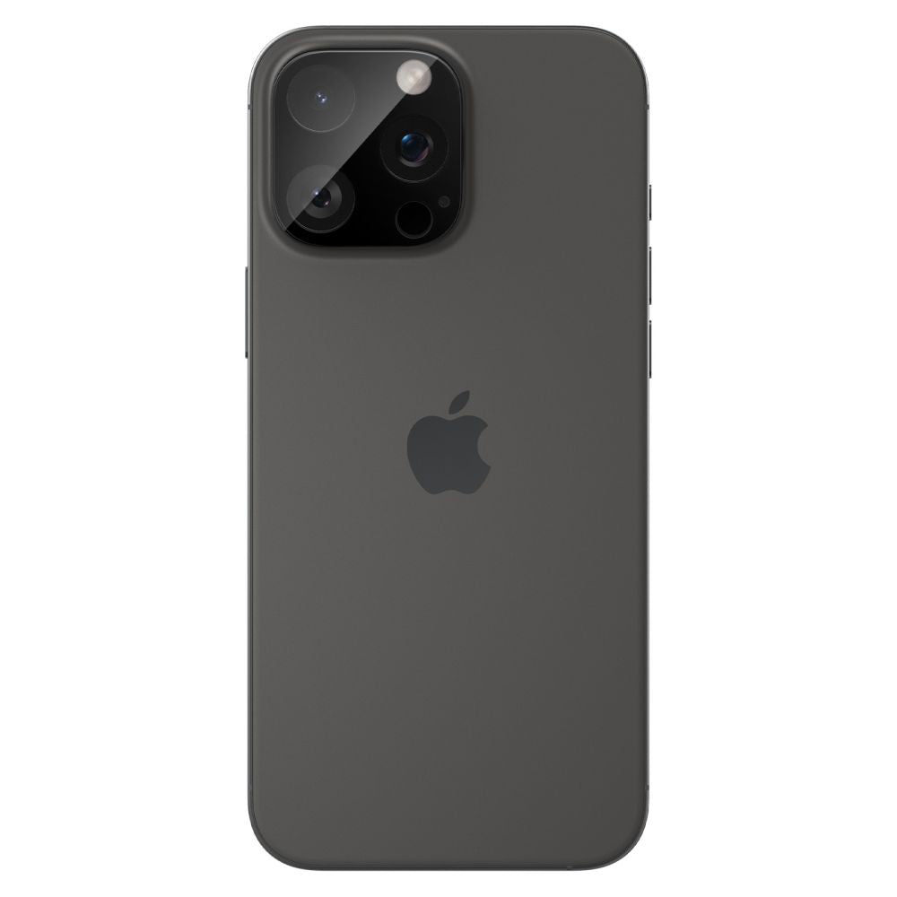 Spigen GlastR Optik Rear Camera Protector for Apple iPhone 16 Pro Max, Tempered Glass, Set of 2 pieces, Black AGL05273