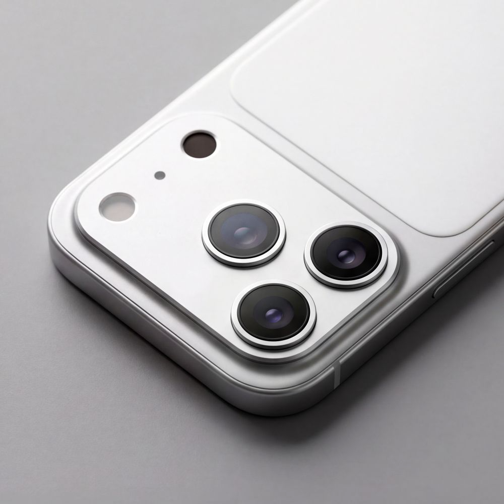 Skyddande film för bakre kamera Tech-Protect CamFull Fit+ för Apple iPhone 18 Pro Max, härdat glas, silver
