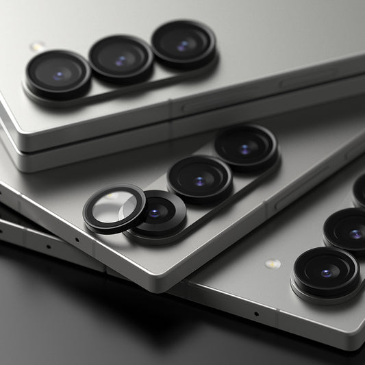 Skyddsfilm för bakre kameran Ringke för Samsung Galaxy Z Fold6 F956, Härdat glas, Set med 2 stycken, Svart