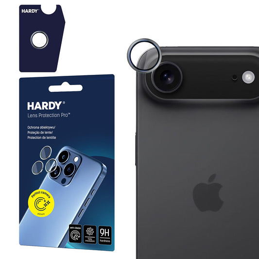 Skyddsfilm Bakre Kamera 3MK Hardy Protection Pro för Apple iPhone 17 Air, Härdat Glas, Grå