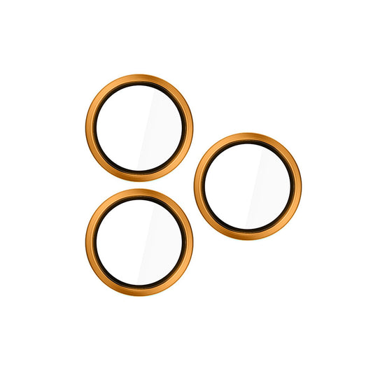 Skyddsfilm för bakre kamera 3MK Hardy Protection Pro för Apple iPhone 17 Pro Max / 17 Pro, Härdat glas, Orange