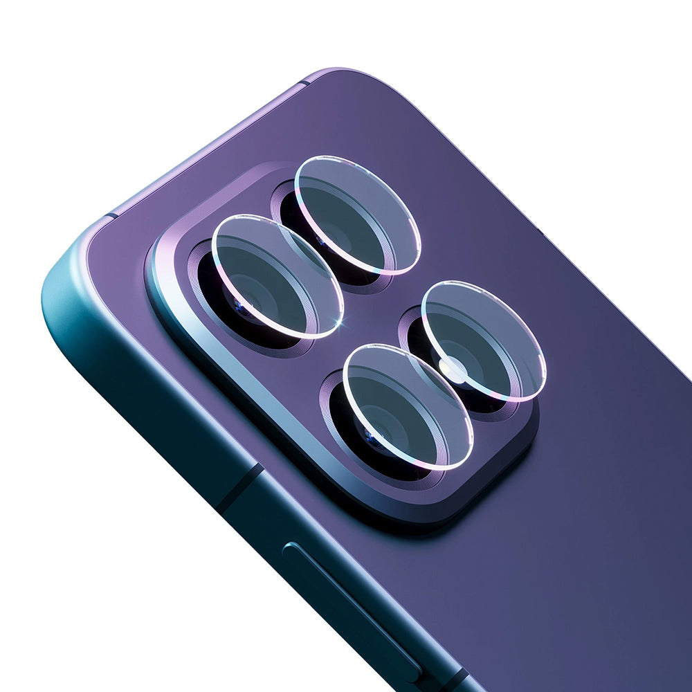 Skyddsfilm för bakre kamera 3MK Protection för Xiaomi Poco F8 Ultra, Härdat glas, Set med 4 stycken, Transparent