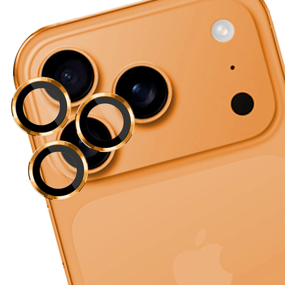 Skyddsfilm för bakre kamera 3MK Protection Pro för Apple iPhone 17 Pro Max / 17 Pro, Härdat glas, Orange