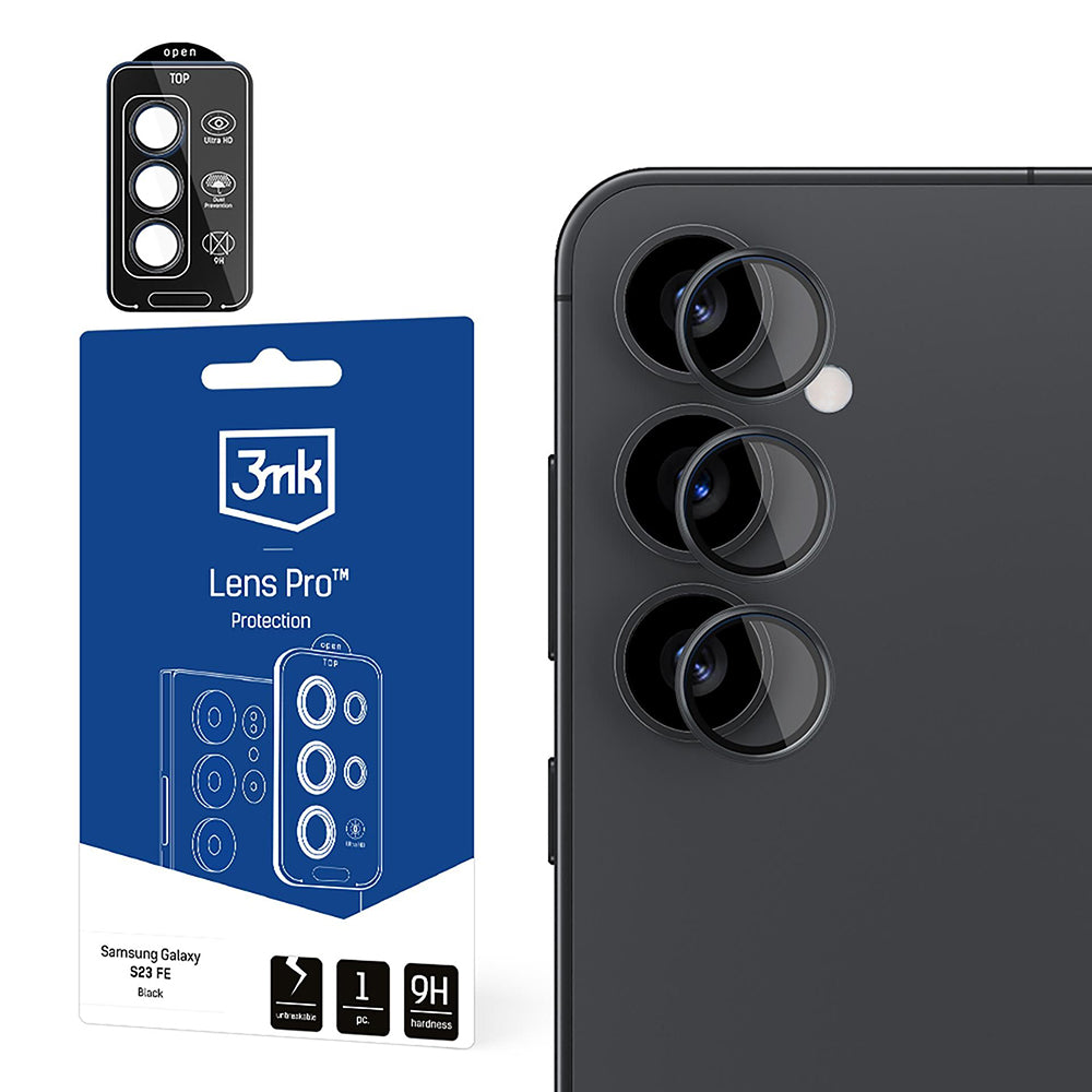 Skyddsfilm för bakre kamera 3MK Protection Pro för Samsung Galaxy S25 S931, härdat glas, transparent