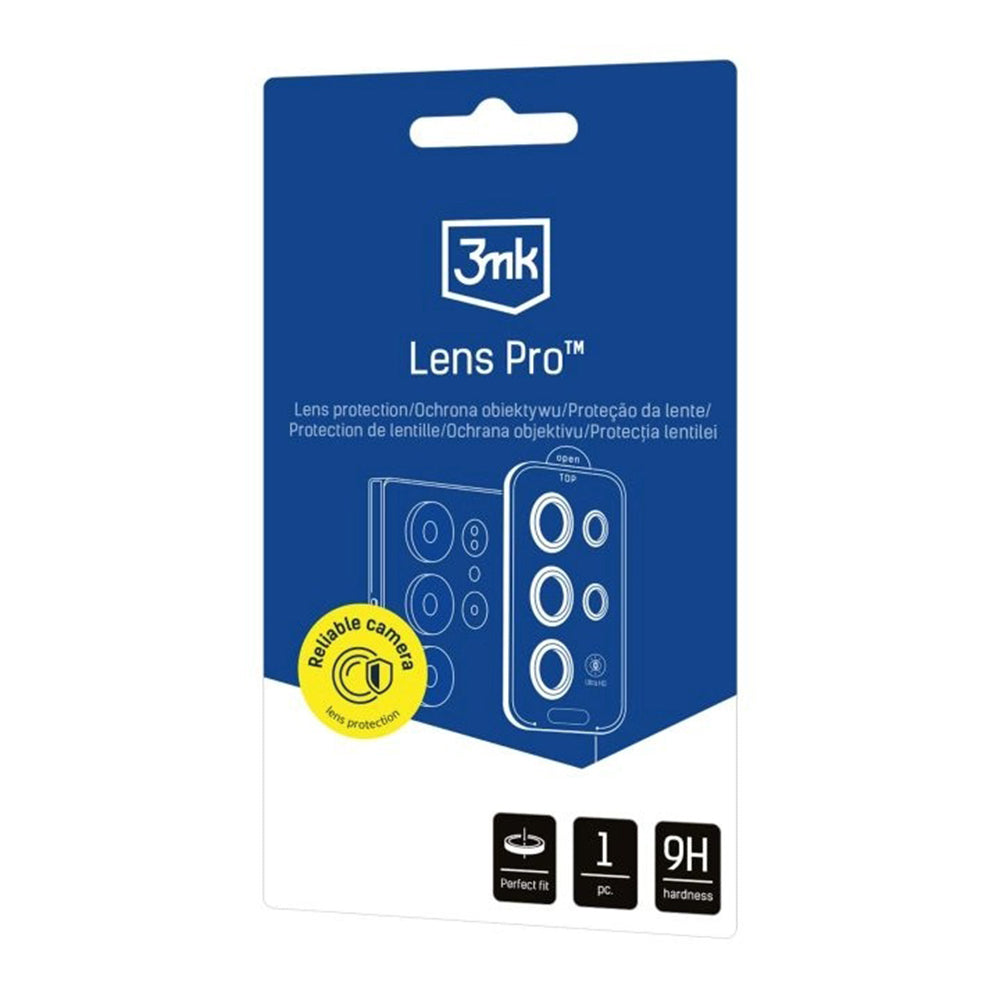 Skyddsfilm Bakre Kameran 3MK Protection Pro för Samsung Galaxy S26 Plus S947, Härdat Glas, Svart