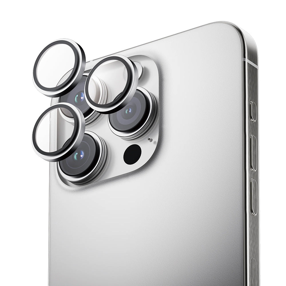 Skyddsfilm för bakre kamera Anank AR för Apple iPhone 17 Pro Max / 17 Pro, Härdat glas, Silver