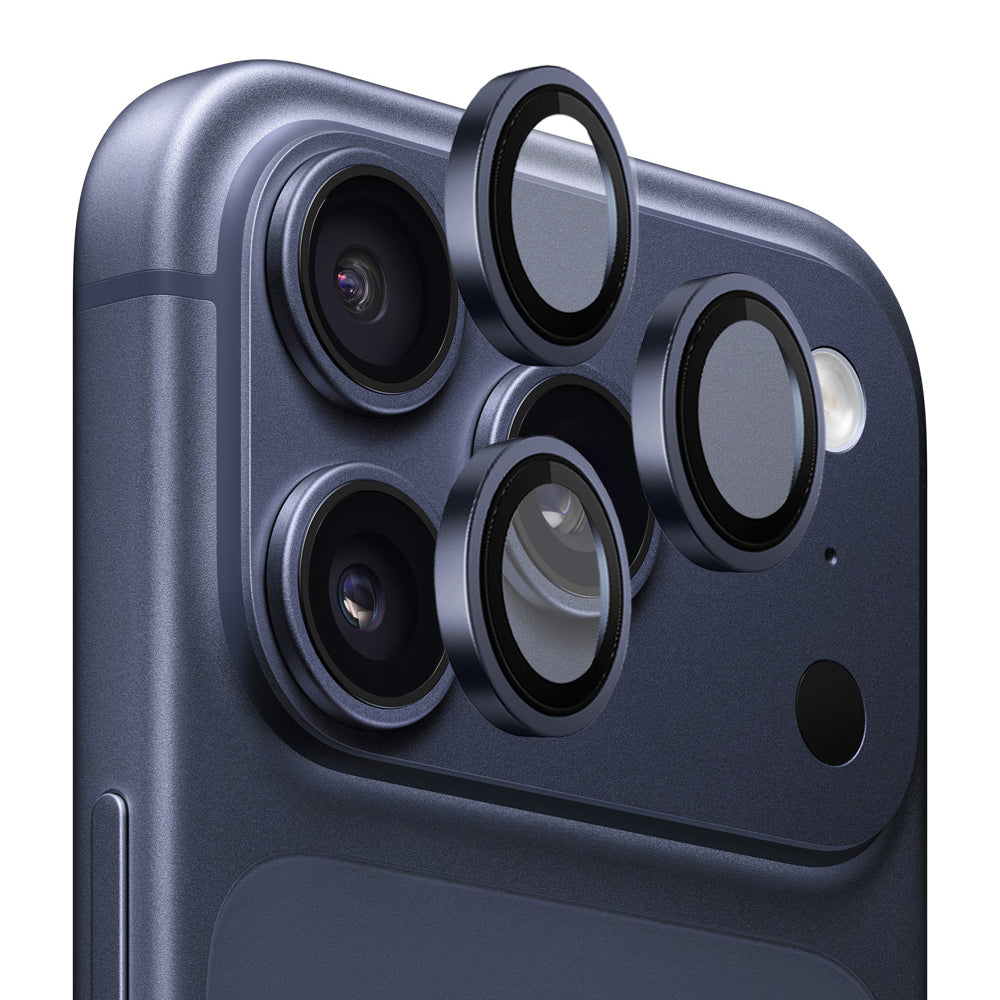 Skyddsfilm för bakre kamera Blueo 99 Anti-Reflekterande HD för Apple iPhone 17 Pro Max / 17 Pro, Härdat glas, Mörkblå