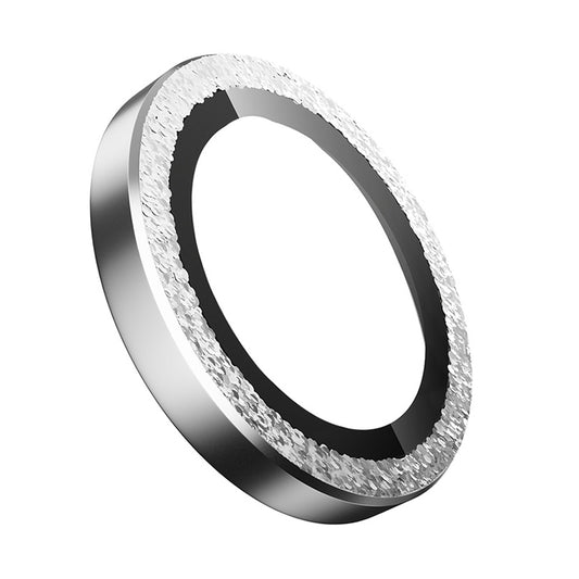 Skyddsfilm för bakre kameran Blueo Glitter Diamond Metal Frame för Apple iPhone 17 Air, Härdat glas, Silver