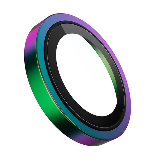 Blueo Metal Frame Rear Camera Protection Film for Apple iPhone 17, Tempered Glass, Multicolor