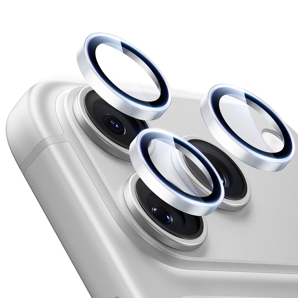 Skyddande bakre kameraskydd ESR Armorite för Apple iPhone 18 Pro / 18 Pro Max, härdat glas, silver