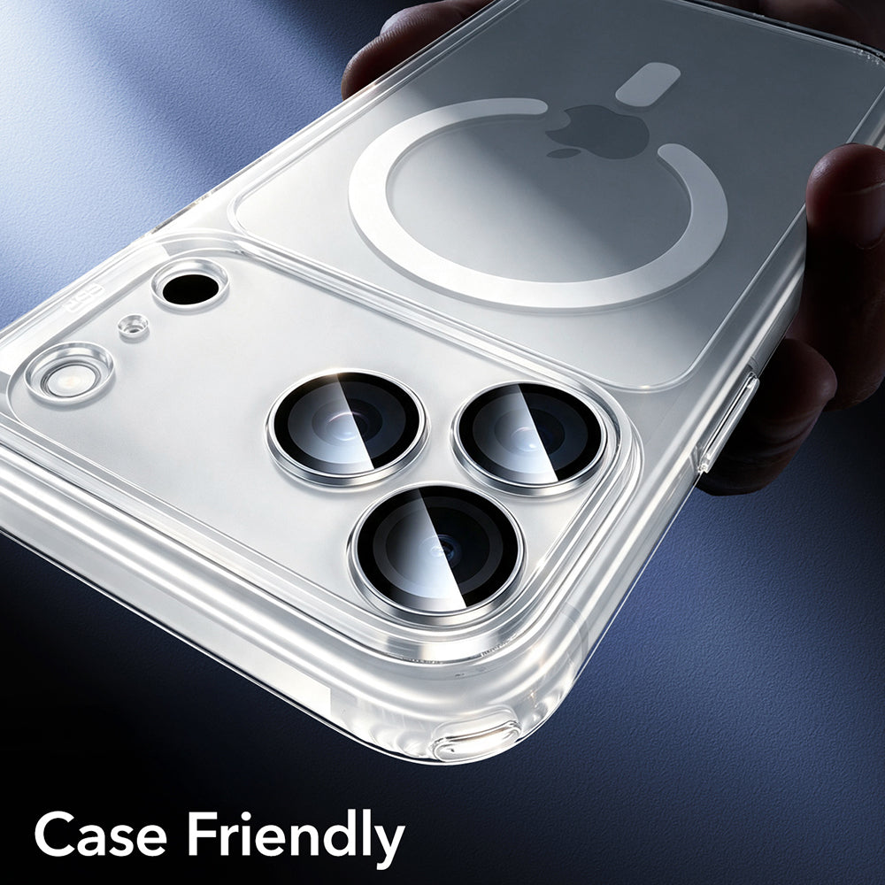 Skyddande bakre kameraskydd ESR Armorite för Apple iPhone 18 Pro / 18 Pro Max, härdat glas, silver