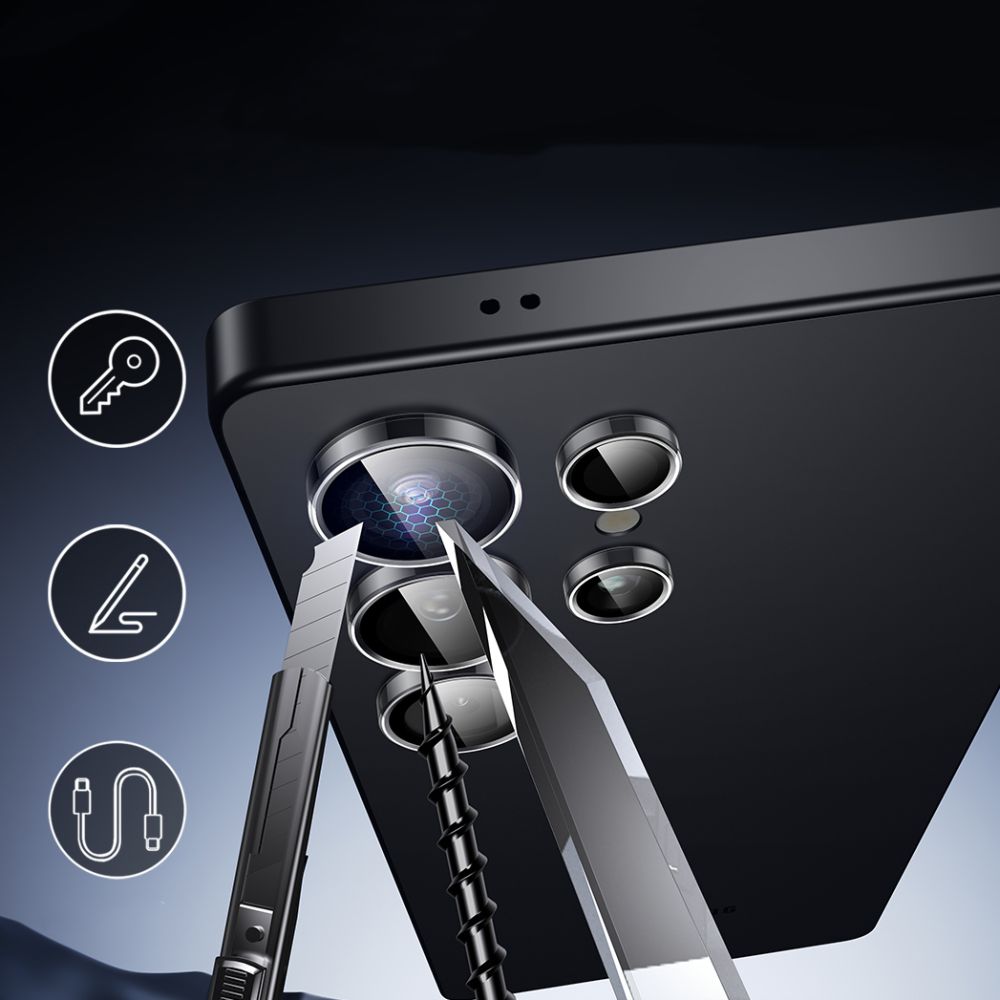Skyddsfilm för bakre kamera ESR Armorite för Samsung Galaxy S25 Ultra S938, Härdat glas, Transparent