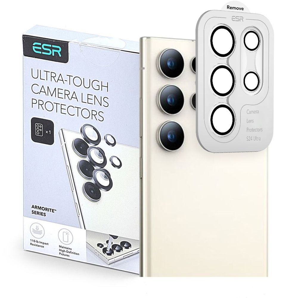 Skyddsfilm för bakre kamera ESR Armorite för Samsung Galaxy S25 Ultra S938, Härdat glas, Transparent