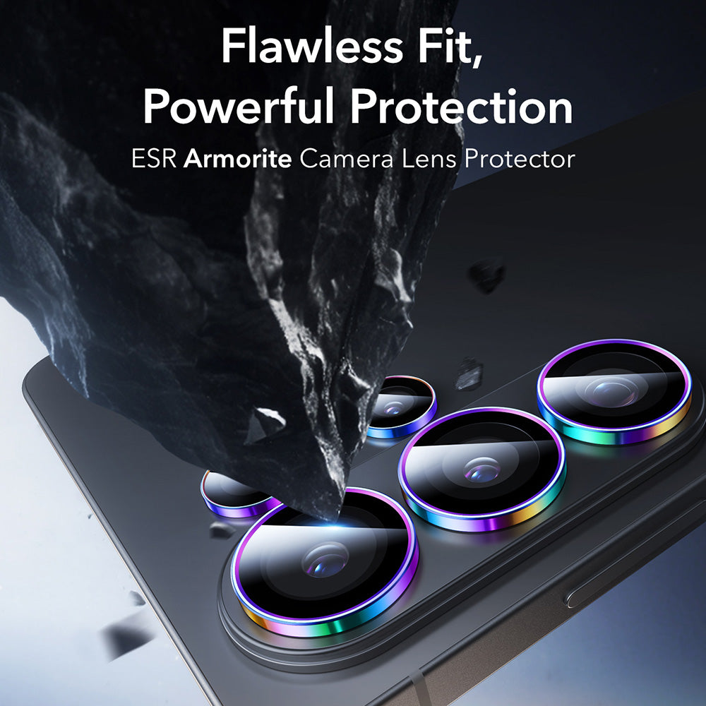 Skyddsfilm för bakre kamera ESR Armorite för Samsung Galaxy S26 Ultra S948, Härdat glas, Flerfärgad