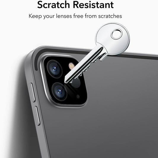 Skyddsfilm för bakre kameran ESR för Apple iPad Pro 13 (2024) / Pro 11 (2022) / Pro 12.9 (2022), Härdat glas, Set med 2 stycken, Svart