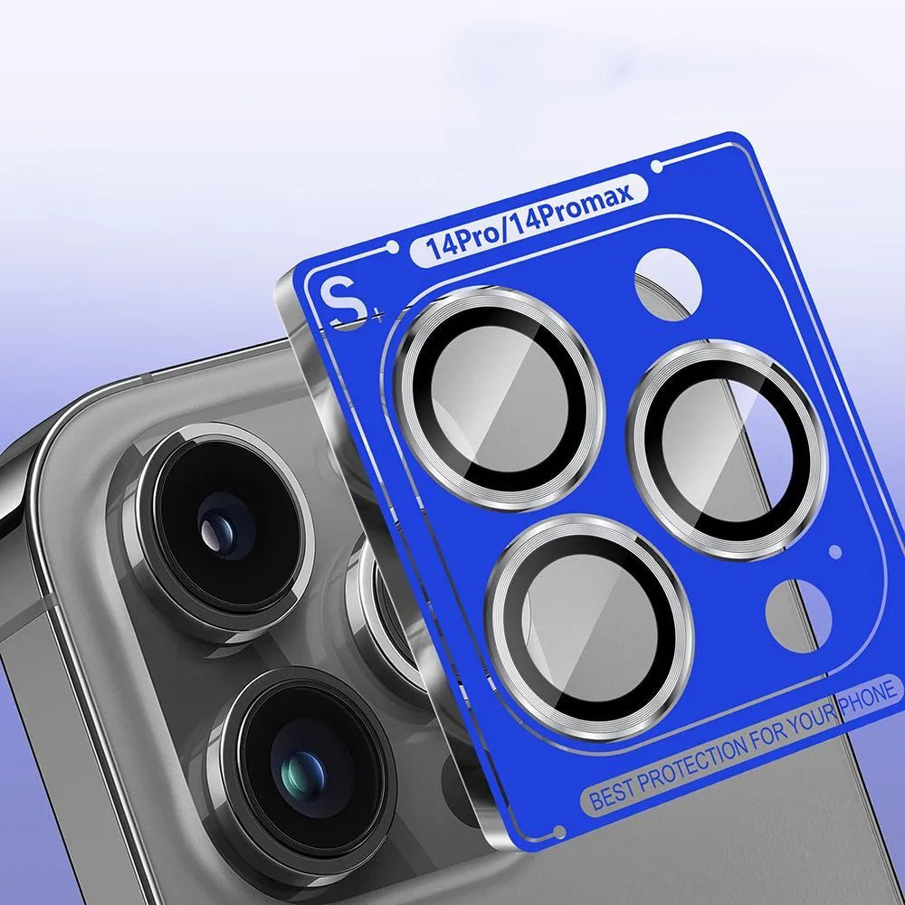 Skyddsfilm för bakre kamera Lito S+ för Apple iPhone 14 Pro, härdat glas, silver