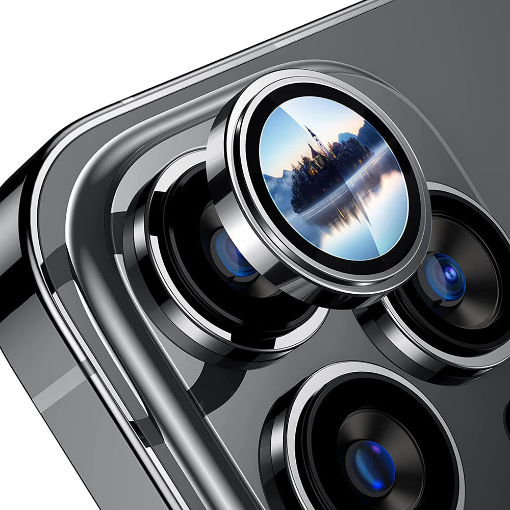 Skyddsfilm för bakre kamera Lito S+ för Apple iPhone 14 Pro, härdat glas, silver