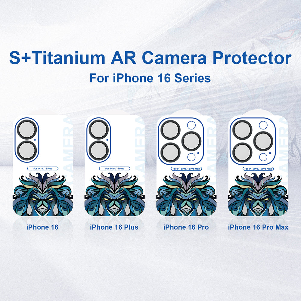 Skyddsfilm för bakre kamera Lito S+ för Apple iPhone 16 Pro Max / 16 Pro, härdat glas, brons