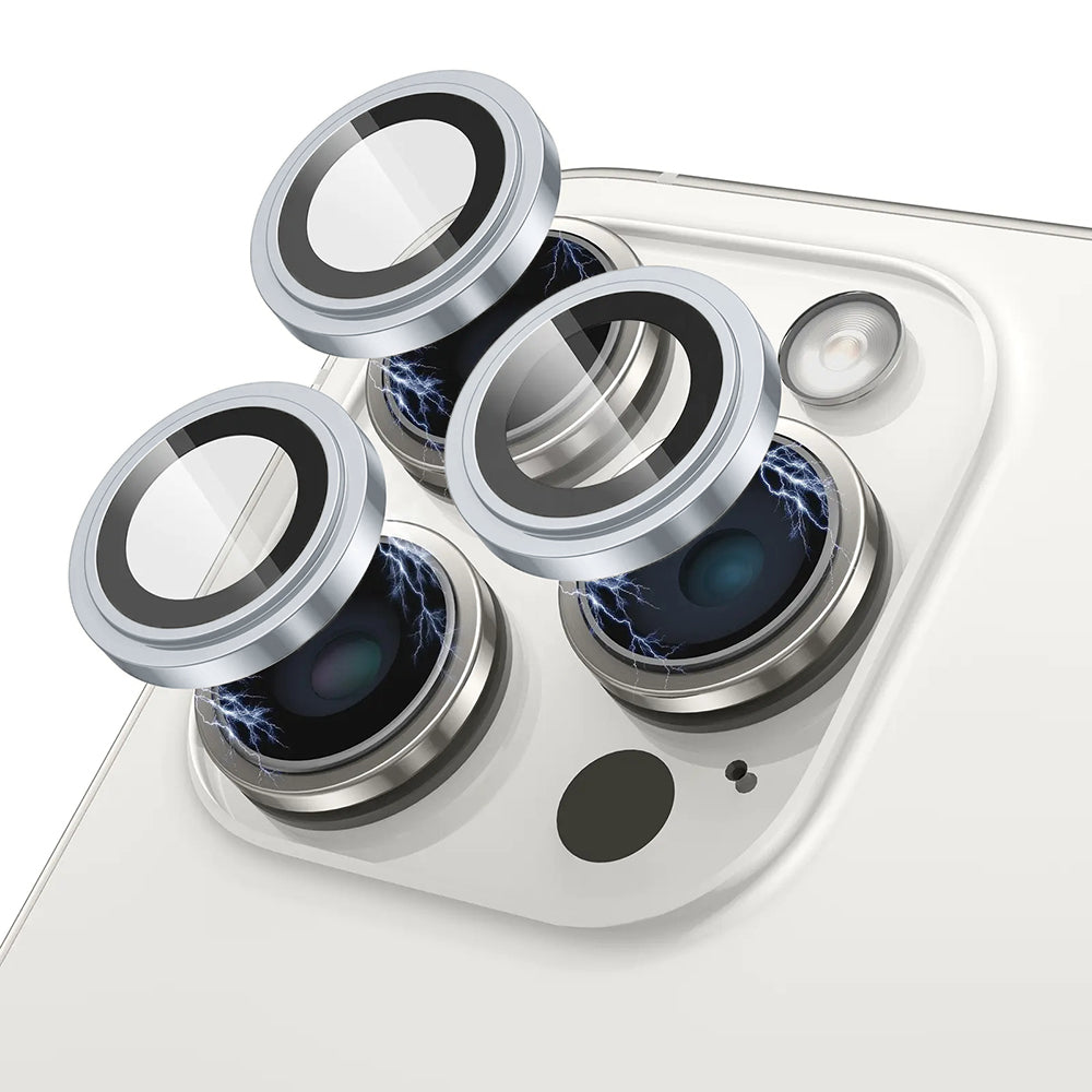 Skyddsfilm för bakre kameran Lito S+ för Apple iPhone 17 Pro Max / 17 Pro, Härdat glas, Blå