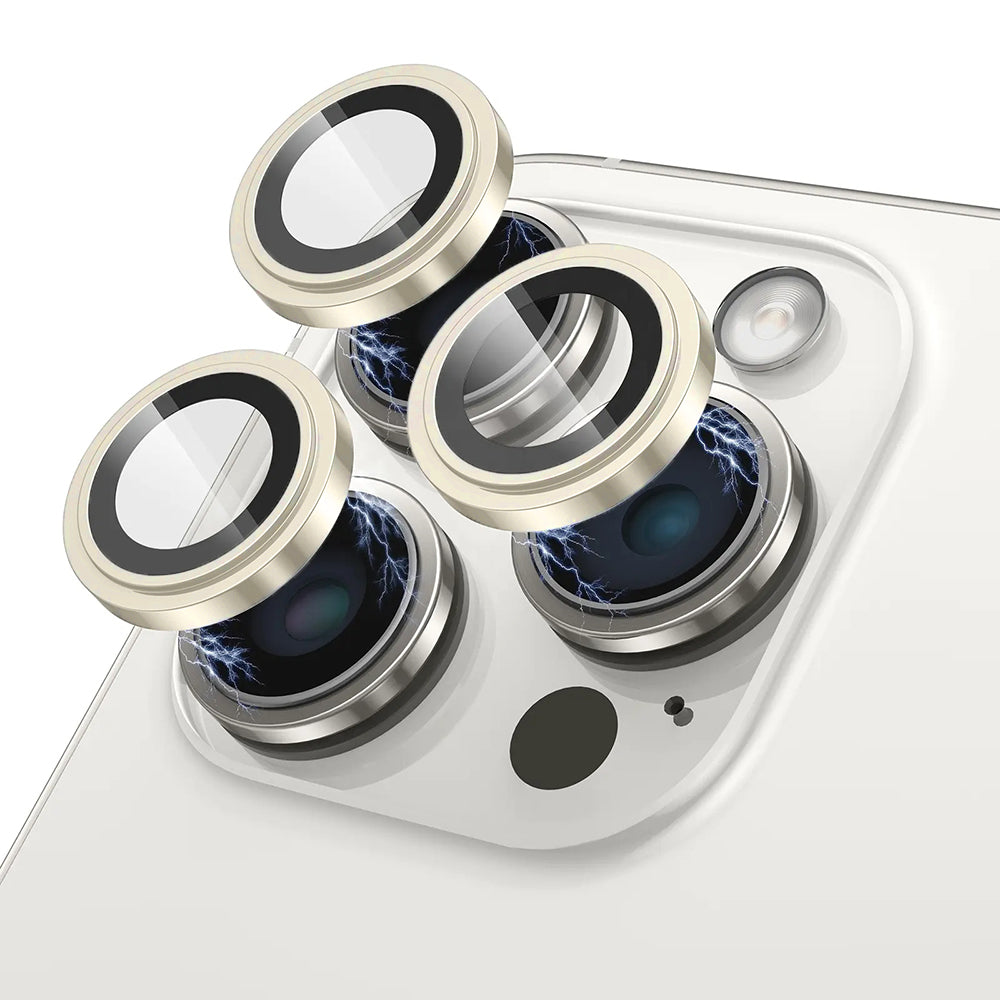 Skyddsfilm för bakre kamera Lito S+ för Apple iPhone 17 Pro Max / 17 Pro, Härdat glas, Gul
