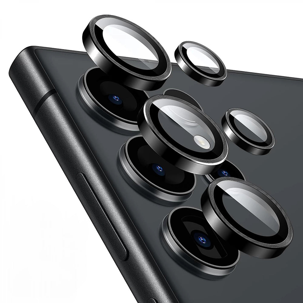 Skyddsfilm för bakre kamera Lito S+ för Samsung Galaxy S25 Ultra S938, härdat glas, svart