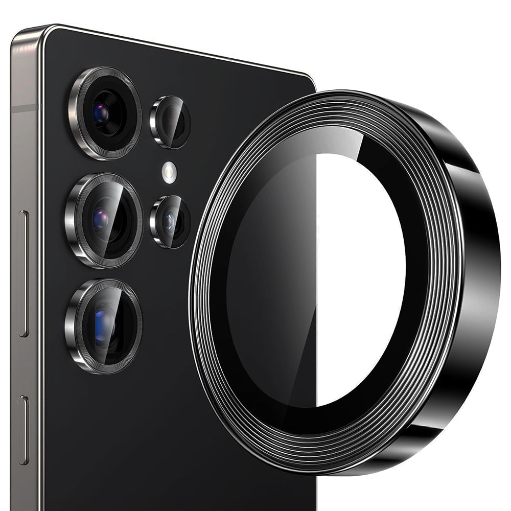 Skyddsfilm för bakre kameran Lito S+ för Samsung Galaxy S26 Ultra S948, Härdat glas, Svart