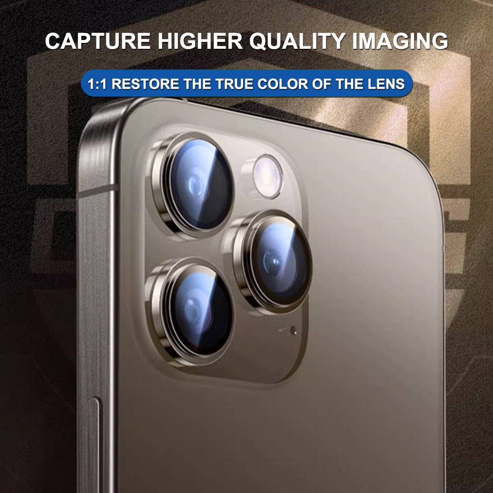 Skyddsfilm för bakre kameran Lito Titanium AR för Apple iPhone 17, Härdat glas, Blå