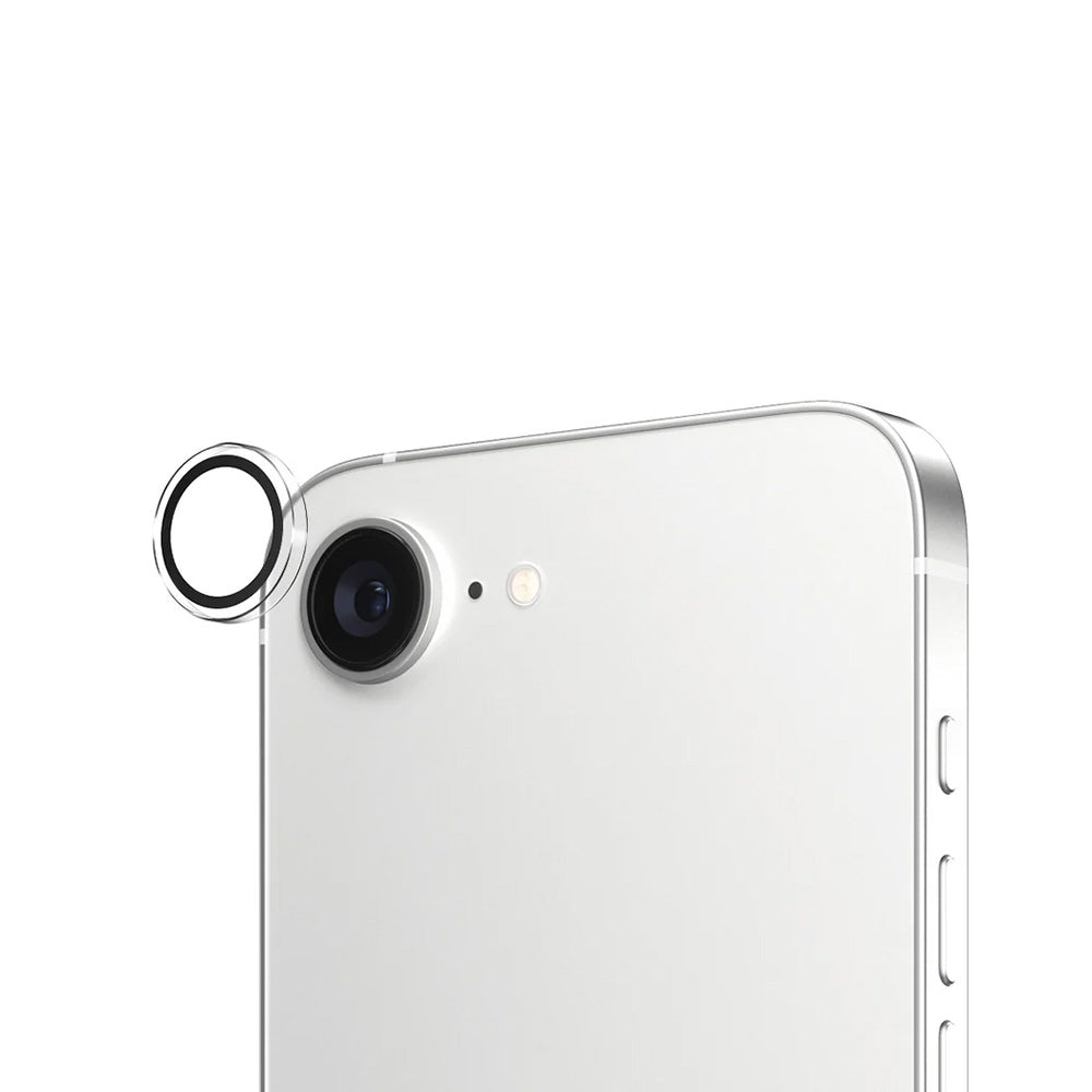 Skyddsfilm för bakre kameran PanzerGlass Hoops för Apple iPhone 17e / 16e, Härdat glas, Transparent