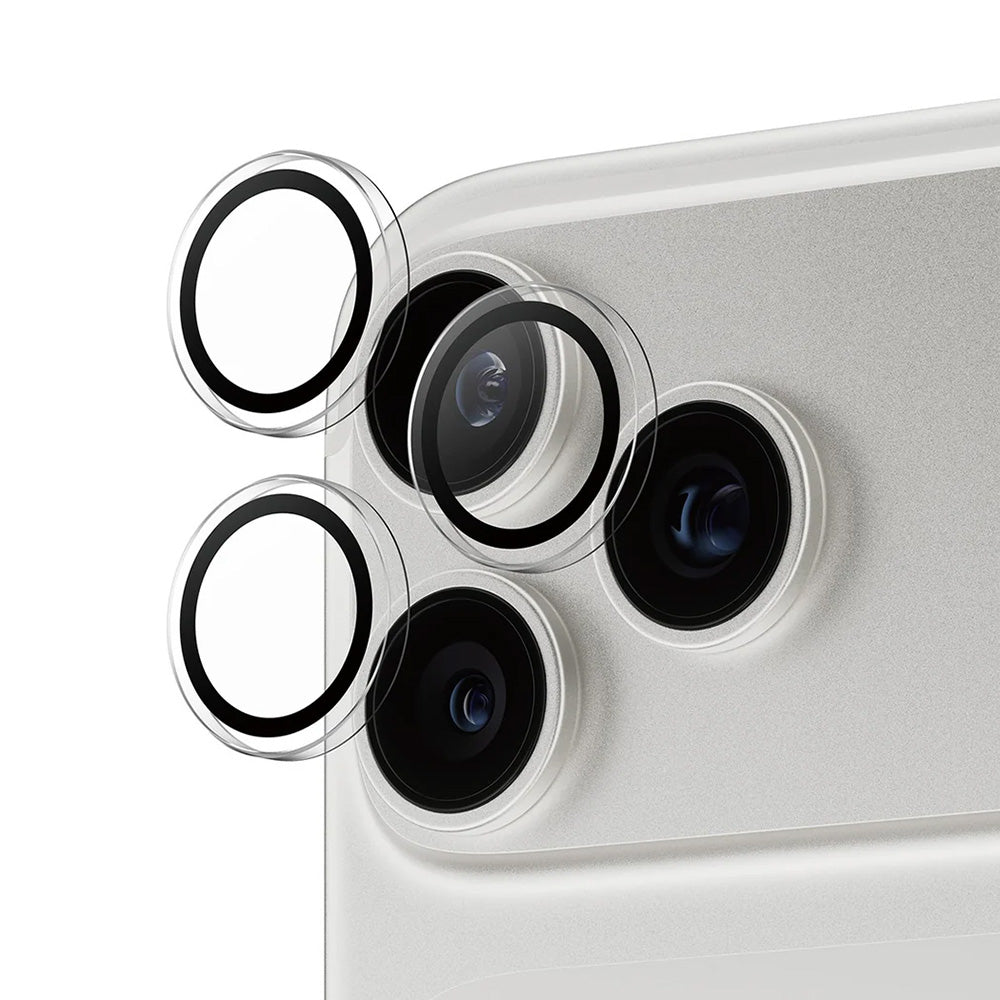 Skyddsfilm för bakre kamera PanzerGlass Hoops för Apple iPhone 17 Pro, Härdat glas, Transparent
