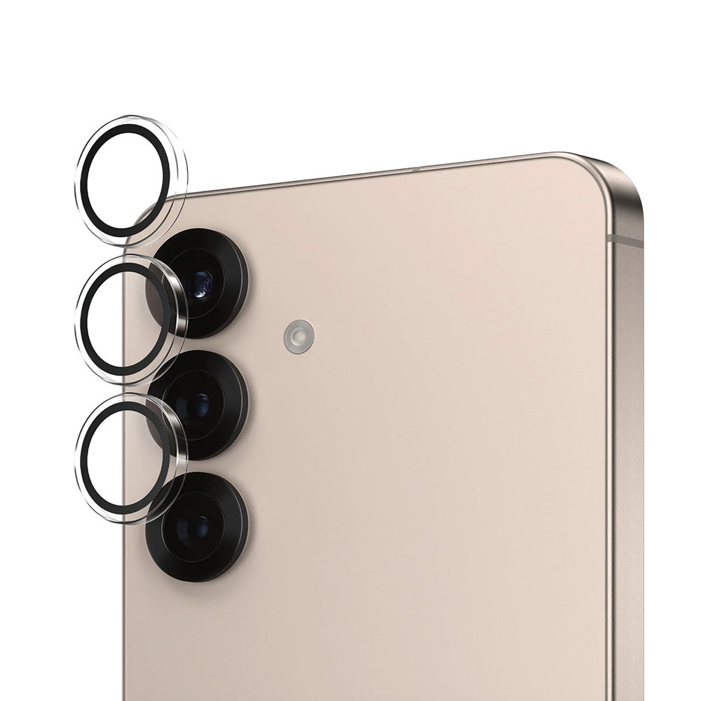 Skyddsfilm för bakre kamera PanzerGlass Hoops för Samsung Galaxy S25 S931, Härdat glas, Transparent