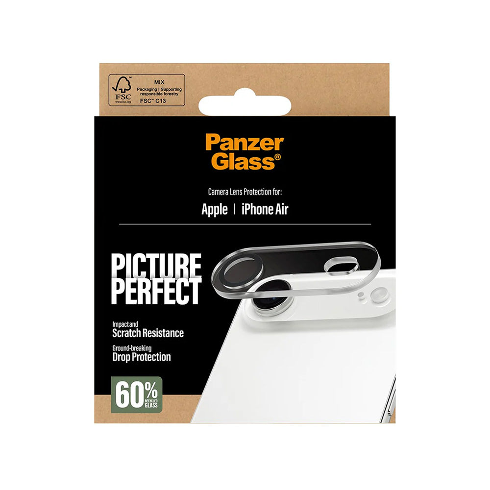 Skyddsfilm för bakre kamera PanzerGlass PicturePerfect för Apple iPhone 17 Air, Härdat glas, Transparent