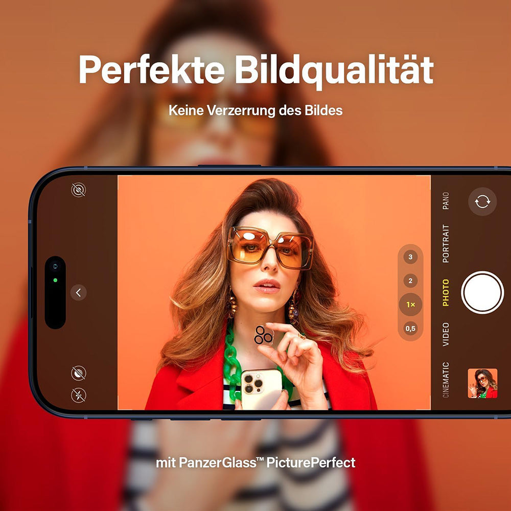 Skyddsfilm för bakre kamera PanzerGlass PicturePerfect för Apple iPhone 17 Pro, Härdat Glas, Transparent