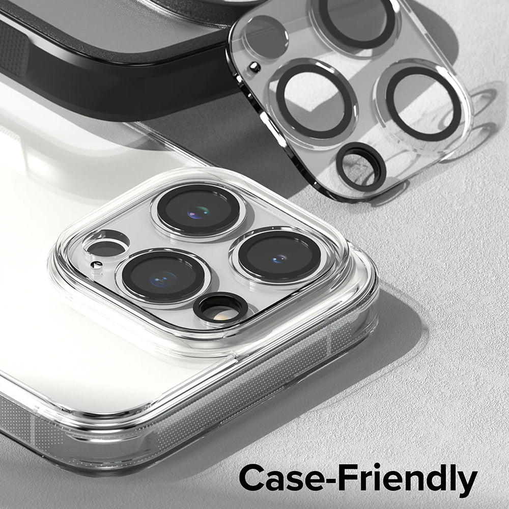 Skyddsfilm för bakre kameran Ringke för Apple iPhone 15 Pro Max, Härdat glas, Set med 2 stycken, Transparent