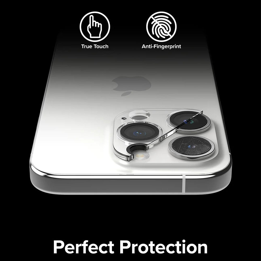 Skyddsfilm för bakre kameran Ringke för Apple iPhone 15 Pro Max, Härdat glas, Set med 2 stycken, Transparent