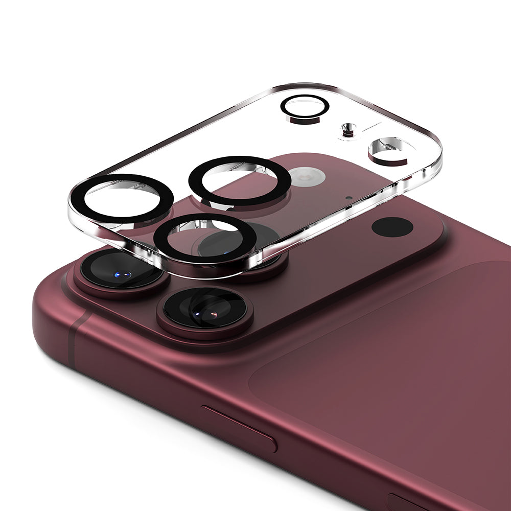 Ringke bakkameraskyddsfilm för Apple iPhone 18 Pro, härdat glas, set med 2 stycken, transparent