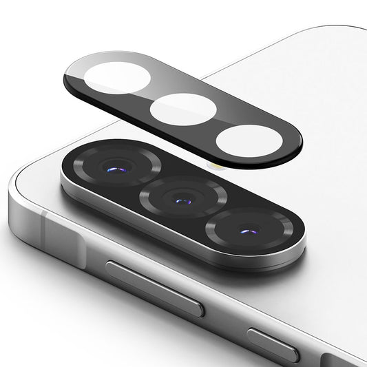 Skyddsfilm för bakre kameran Ringke för Samsung Galaxy A56 A566, Härdat glas, Set med 2 stycken, Svart