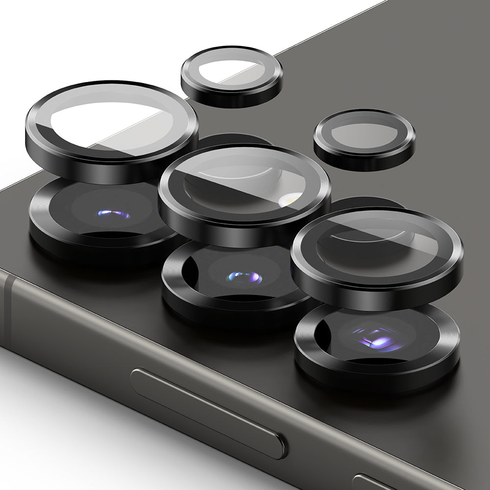 Skyddsfilm Ringke Bakre Kamera för Samsung Galaxy S25 Ultra S938, Härdat Glas, Svart