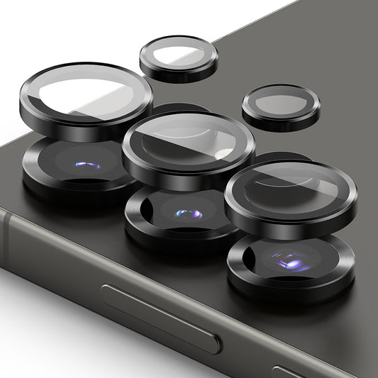 Skyddsfilm Ringke Bakre Kamera för Samsung Galaxy S25 Ultra S938, Härdat Glas, Svart