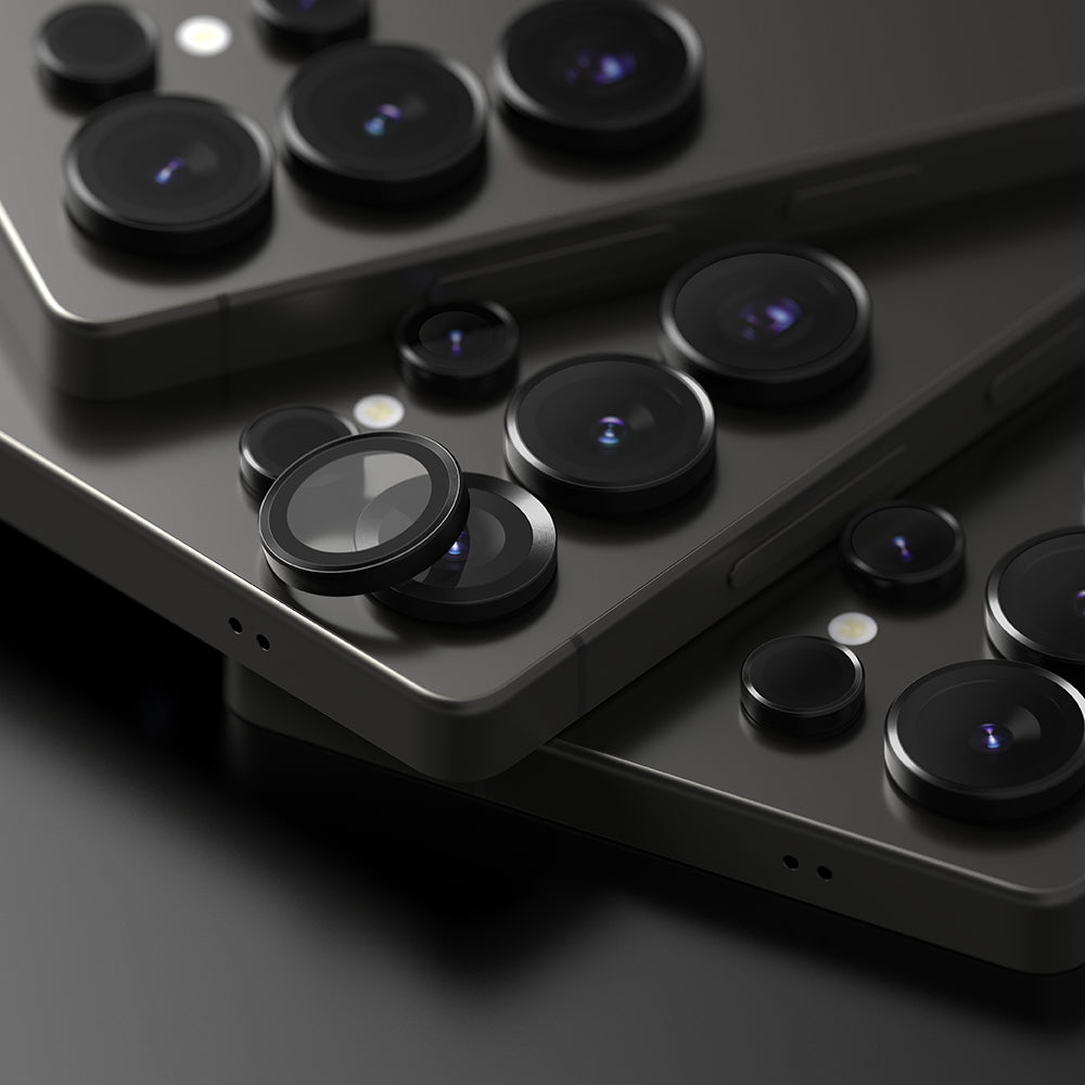 Skyddsfilm Ringke Bakre Kamera för Samsung Galaxy S25 Ultra S938, Härdat Glas, Svart