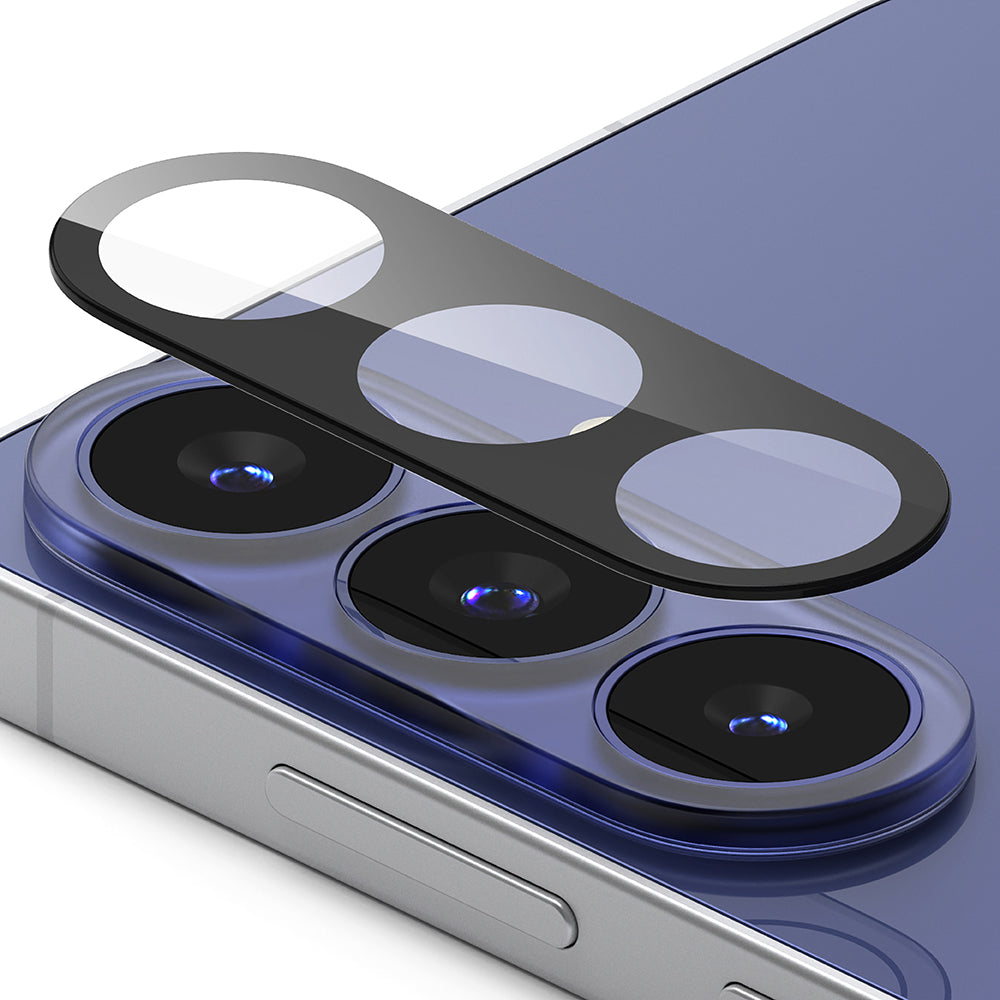 Ringke bakkameraskyddsfilm för Samsung Galaxy S26 FE S741, härdat glas, set med 2 stycken, svart