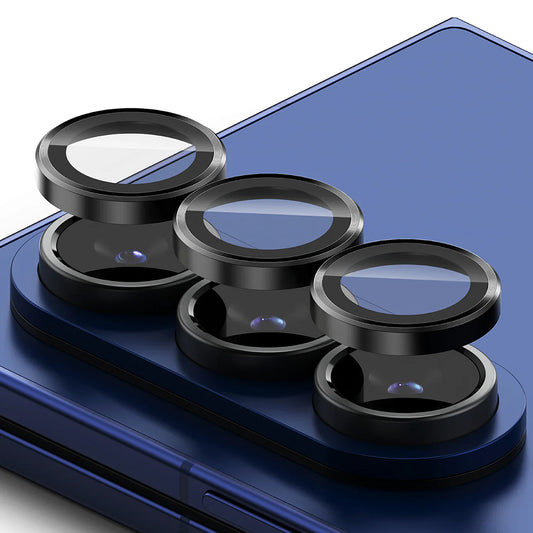 Skyddsfilm Ringke Bakre Kamera för Samsung Galaxy Z Fold7 F966, Härdat Glas, Set med 2 stycken, Svart