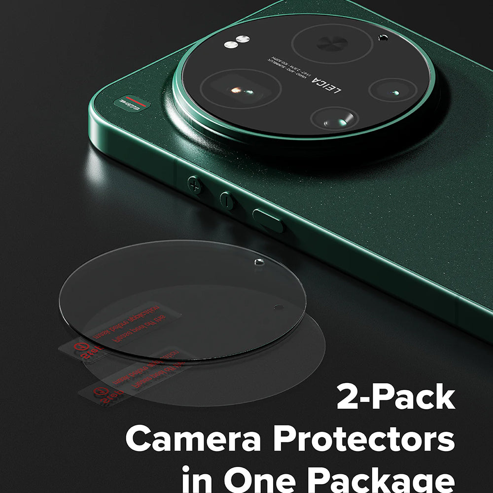Skyddsfilm för bakre kamera Ringke för Xiaomi 17 Ultra, härdat glas, set om 2 stycken, transparent