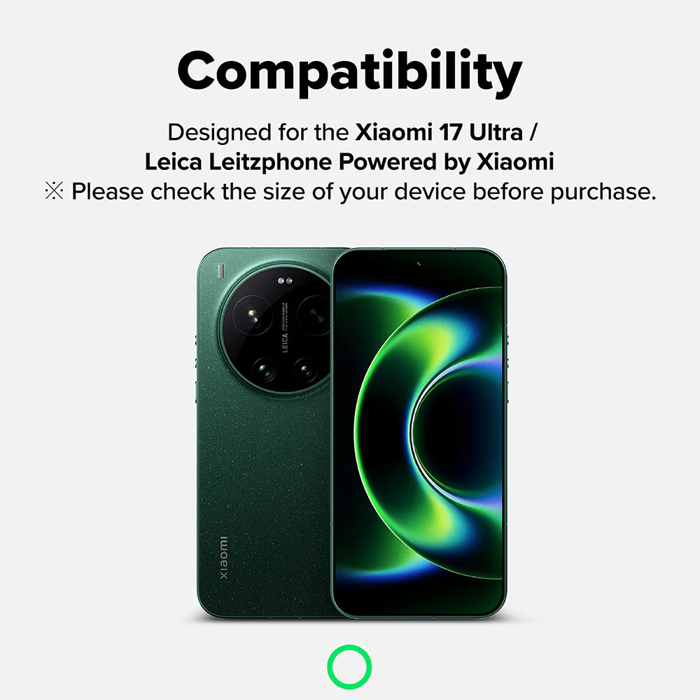 Skyddsfilm för bakre kamera Ringke för Xiaomi 17 Ultra, härdat glas, set om 2 stycken, transparent