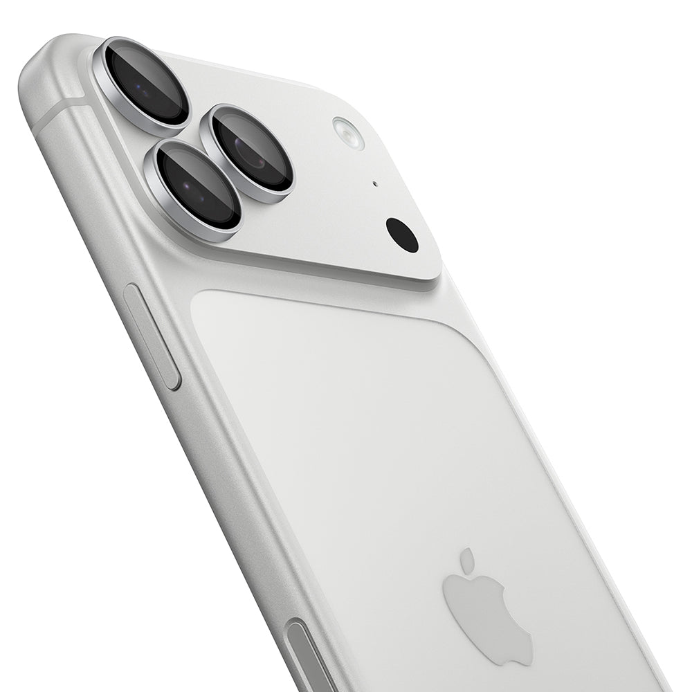 Skyddsfilm för bakre kamera Spigen GlastR EZ FIT Optik Pro för Apple iPhone 18 Pro / 18 Pro Max, härdat glas, set om 2 stycken, silver