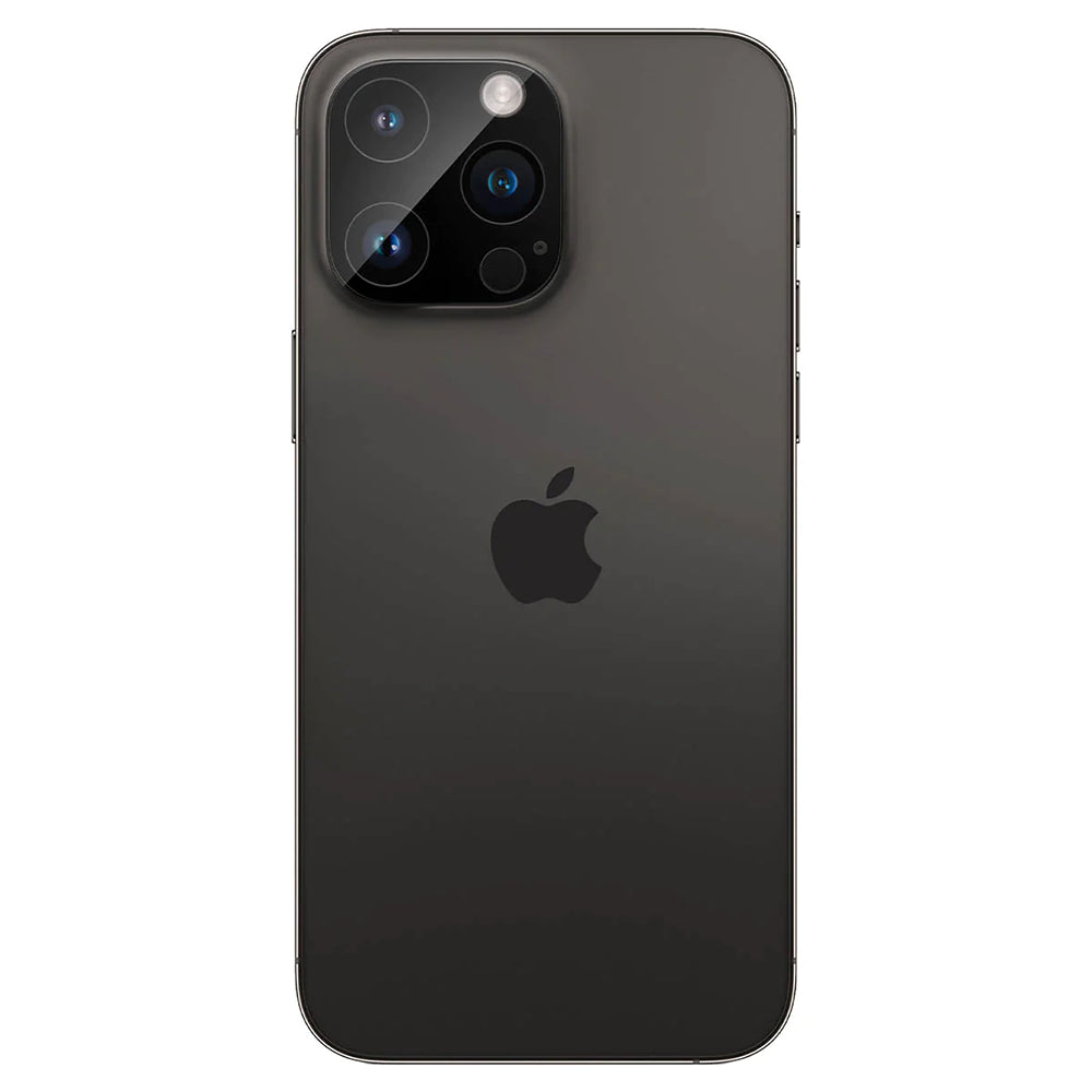 Skyddande bakre kameraskydd Techsuit för Apple iPhone 14 Pro Max / 14 Pro, härdat glas, svart