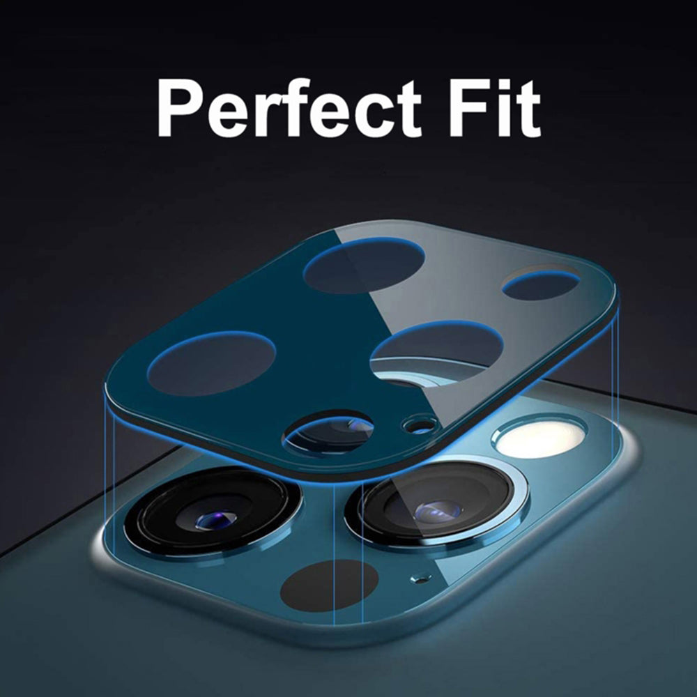 Skyddande bakre kameralinsfilm Techsuit för Apple iPhone 17 Pro Max, härdat glas, silver