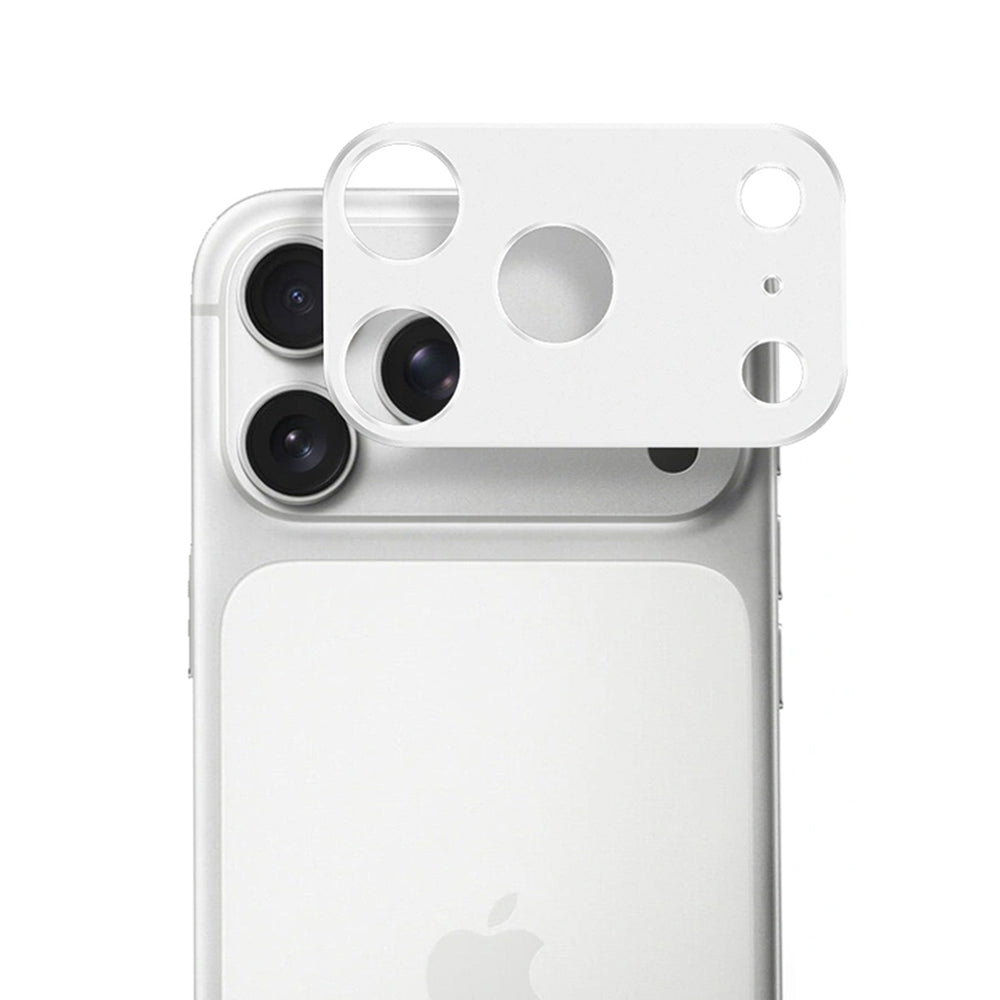 Skyddande bakre kameralinsfilm Techsuit för Apple iPhone 17 Pro, härdat glas, silver